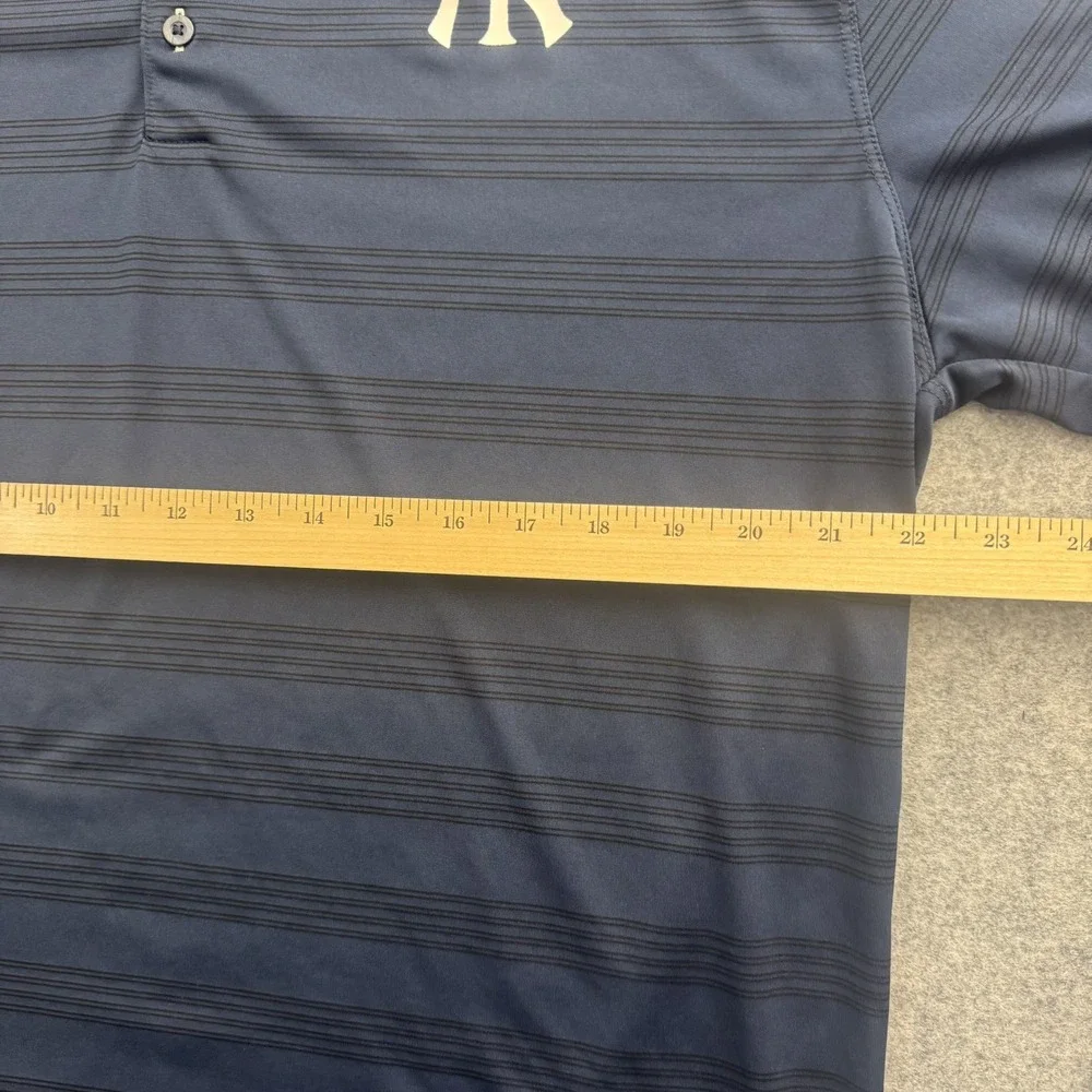New York Yankees MLB Nike Baseball Blue Polo Shirt Men's XL